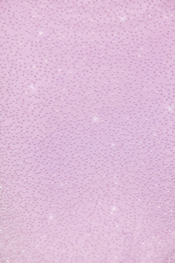 Embellished Underwired Strappy Crop Top in Lilac - Image 4