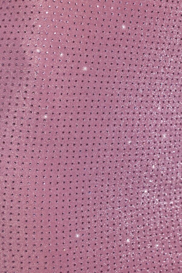 Embellished Strapless Crop Top in Light Pink - Image 9