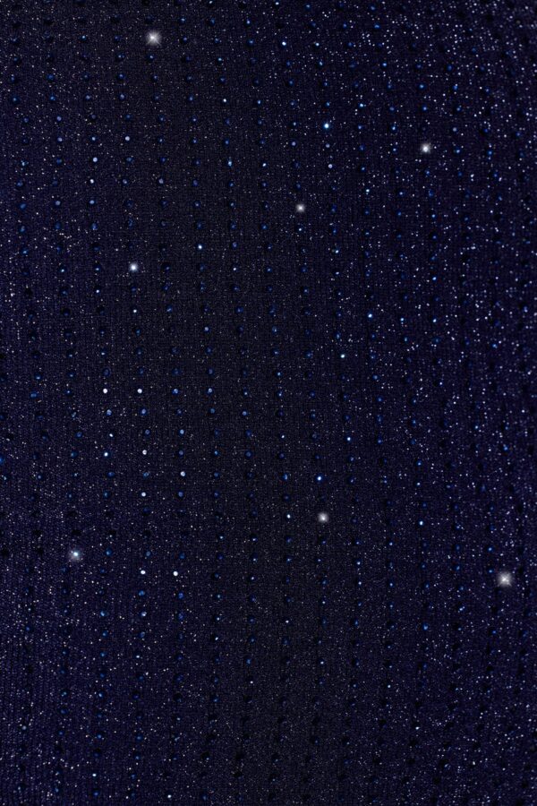 Embellished Strapless Crop Top in Royal Indigo - Image 8