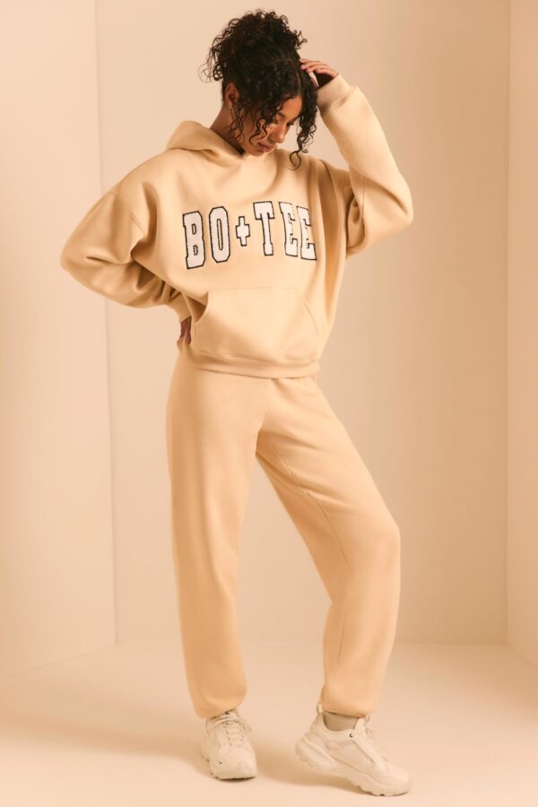 Relaxed Fit Joggers in Sand - Image 5