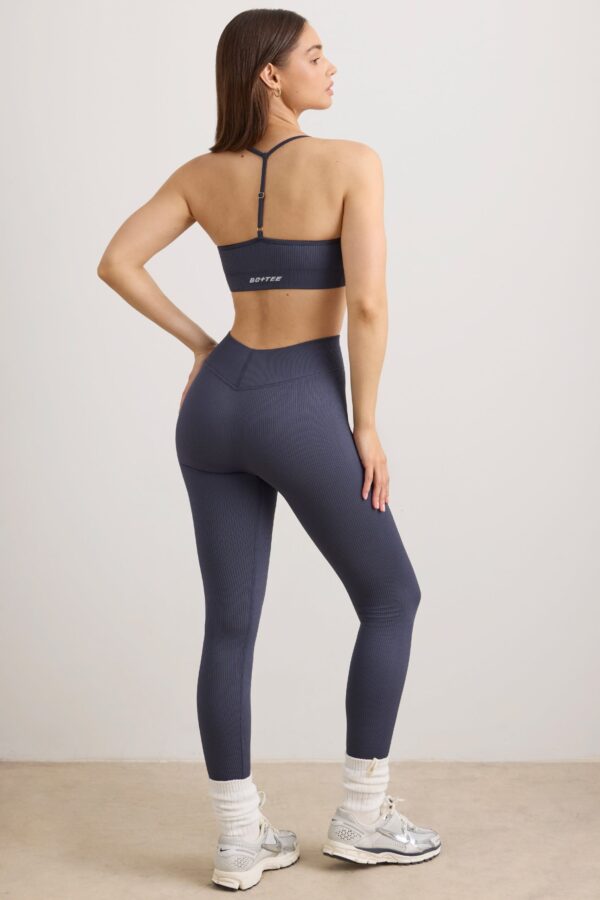 FlexiRib High Waist Leggings in Slate - Image 2
