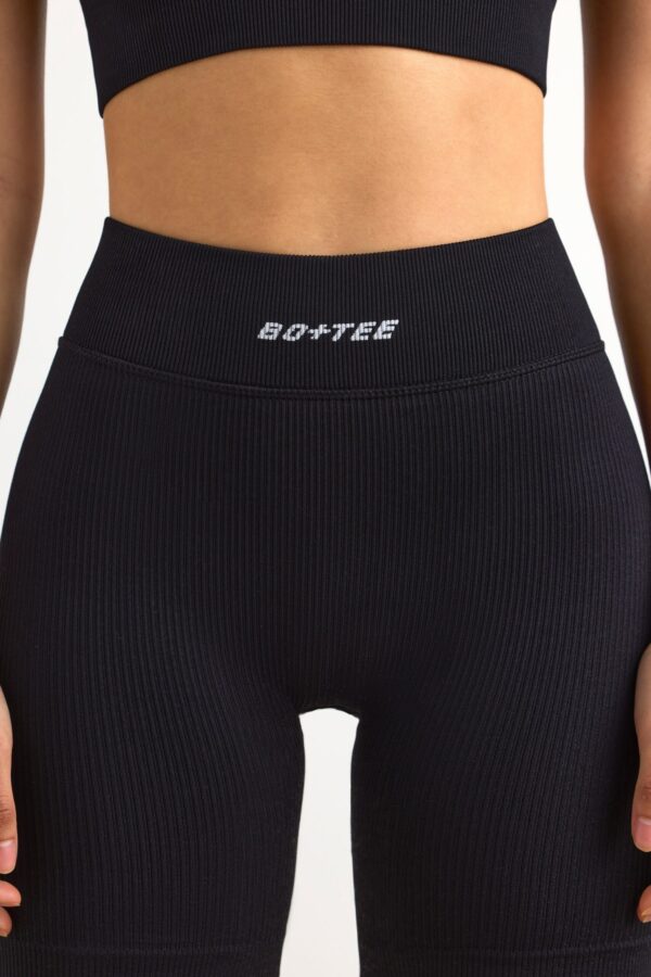 FlexiRib Biker Shorts in Black - Image 4