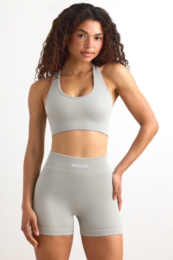 FlexiRib Mini Shorts in Grey - Image 6