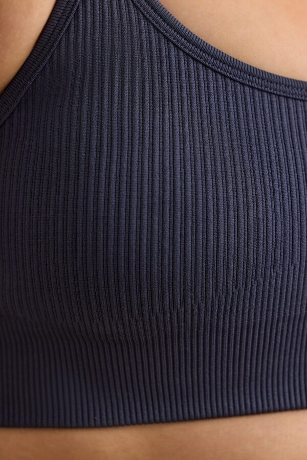 FlexiRib Scoop Neck Sports Bra in Slate - Image 4