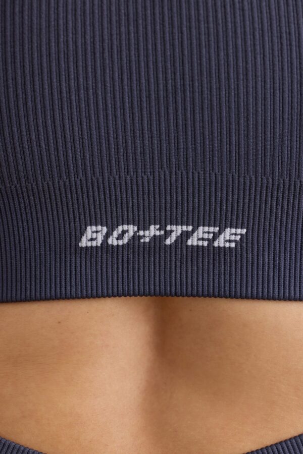 FlexiRib Wide Strap Sports Bra in Slate - Image 4
