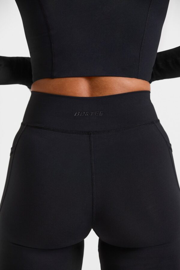 Full Length Leggings with Pockets in Black - Image 4
