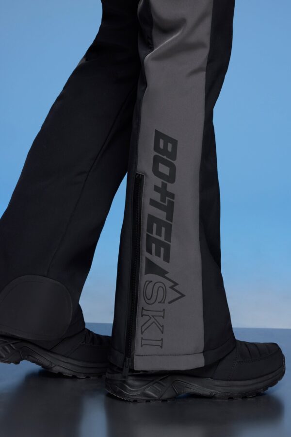 Fleece Lined Ski Suit in Black - Image 10