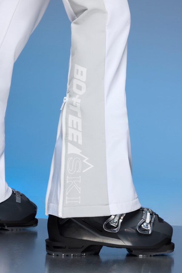 Fleece Lined Ski Suit in White - Image 7