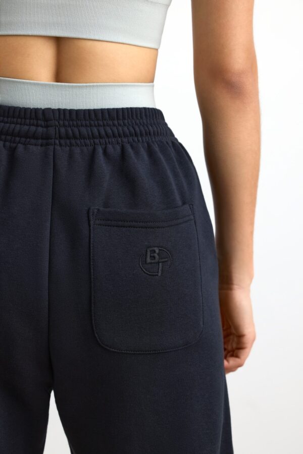Mid-Rise Joggers in Black - Image 4