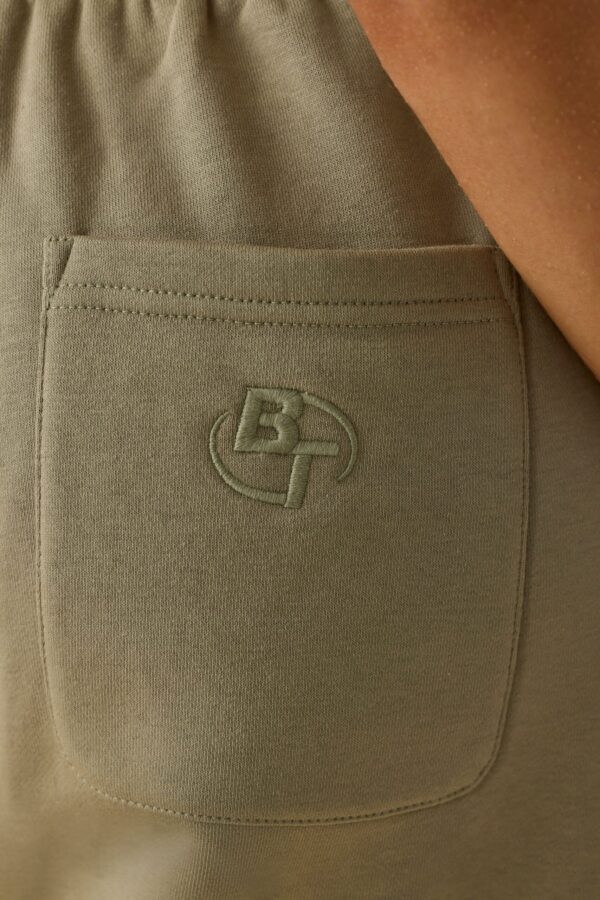 Mid-Rise Joggers in Soft Olive - Image 9