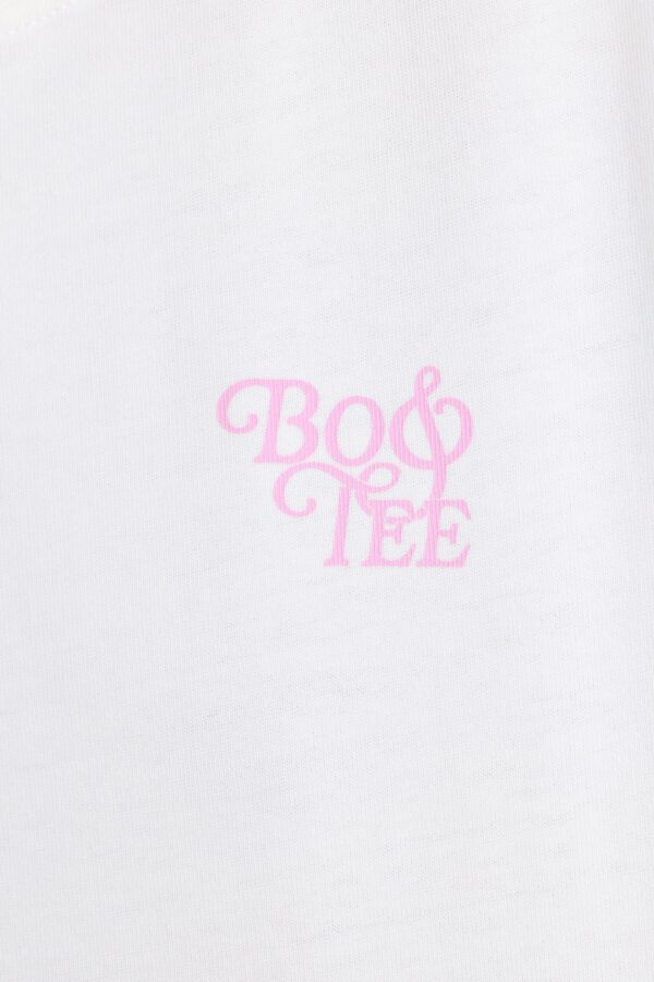 Oversized Short-Sleeve T-shirt in White - Image 5