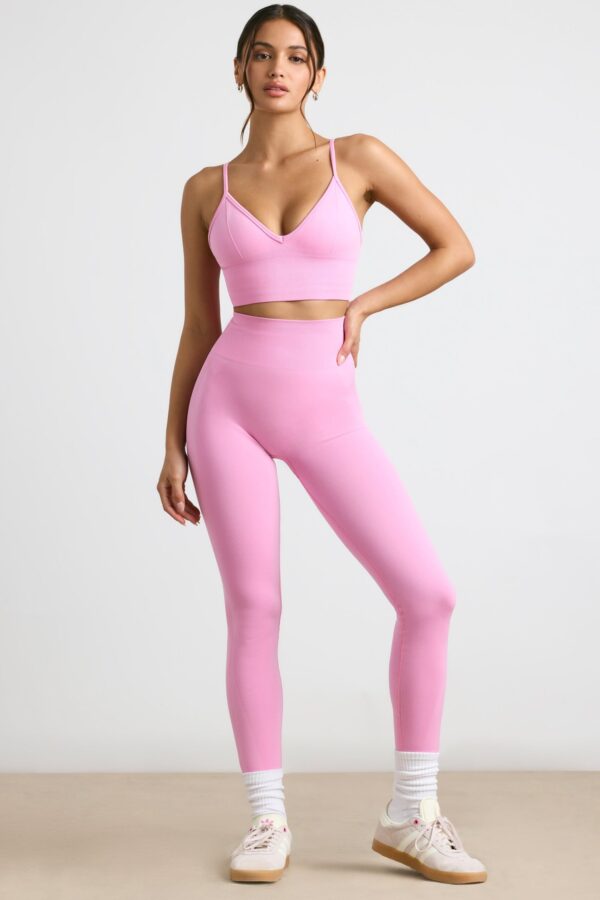 High-Waist Define Luxe Leggings in Bubblegum Pink - Image 5