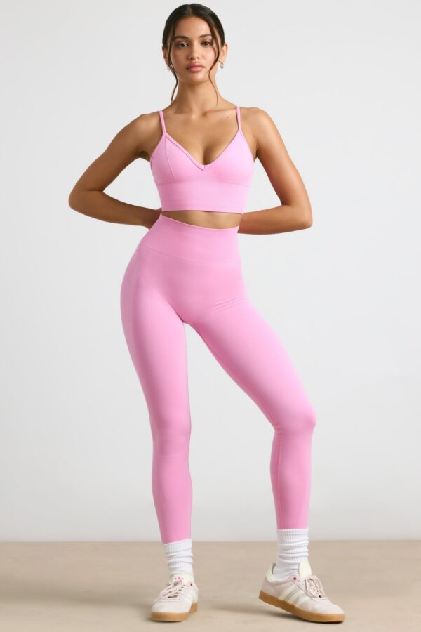High-Waist Define Luxe Leggings in Bubblegum Pink - Image 8