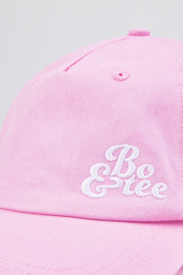 Baseball Cap in Bubblegum Pink - Image 4