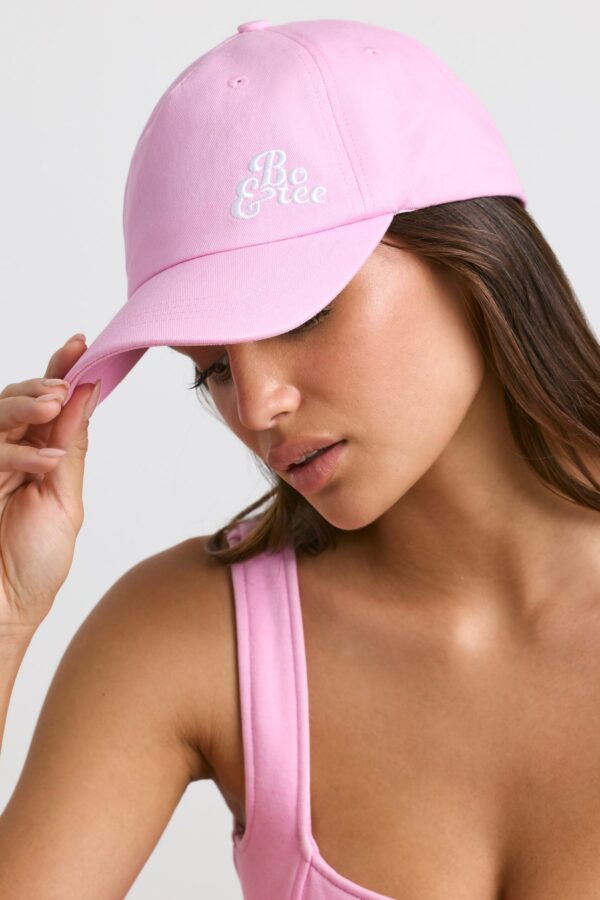 Baseball Cap in Bubblegum Pink - Image 2