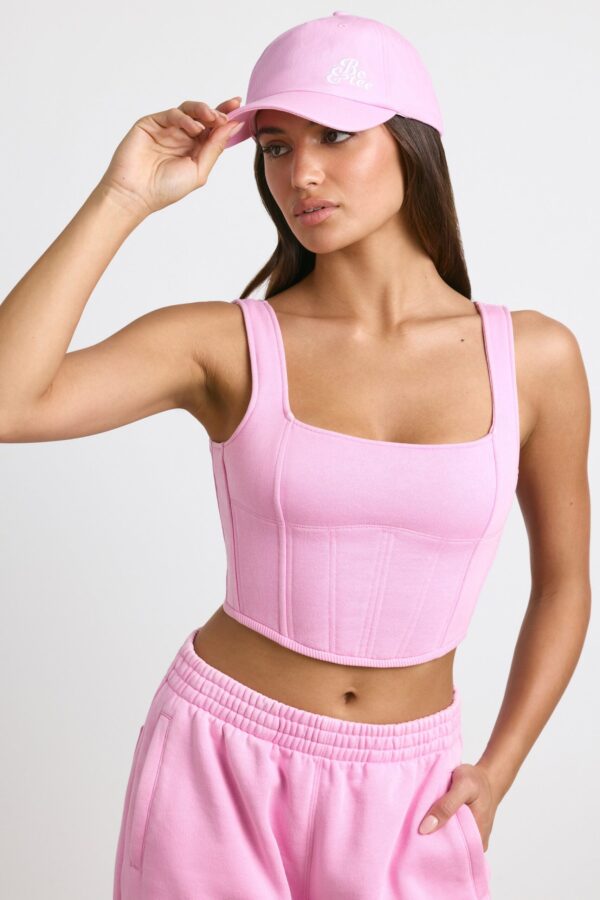 Baseball Cap in Bubblegum Pink - Image 8