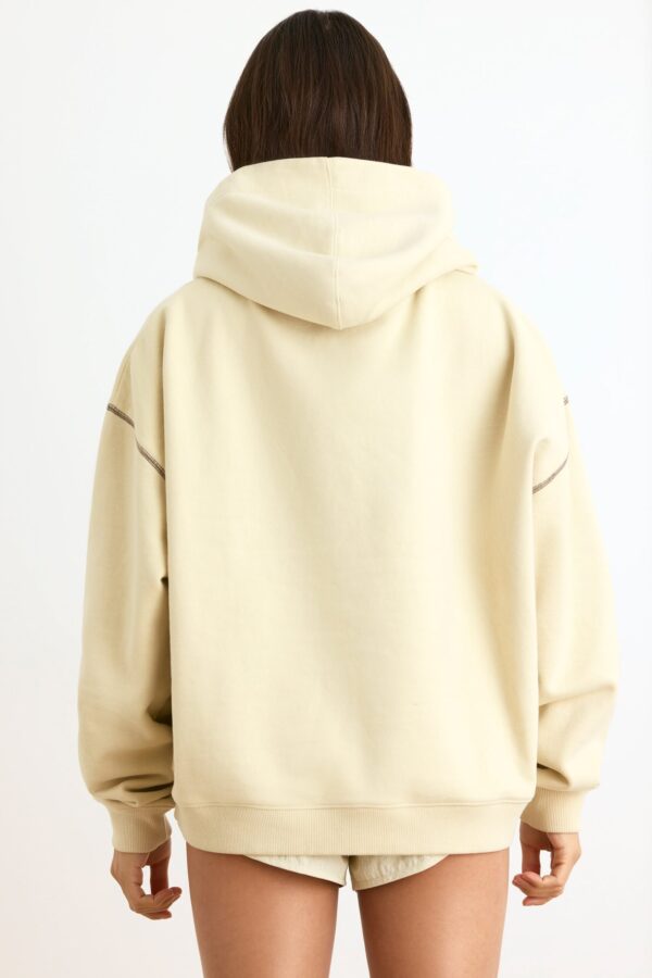 Oversized Hoodie in Bone - Image 2