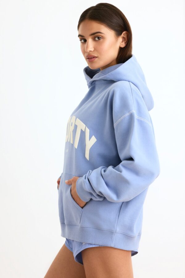 Oversized Hoodie in Lavender Blue - Image 3