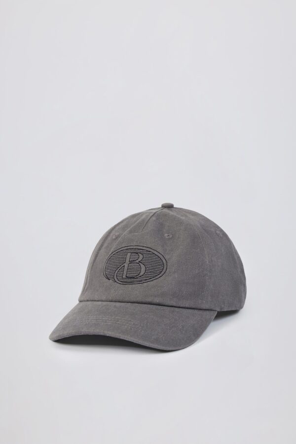 Baseball Cap in Washed Charcoal - Image 5