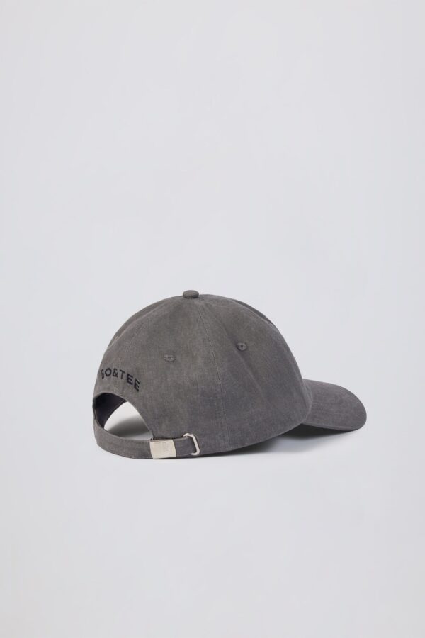 Baseball Cap in Washed Charcoal - Image 3