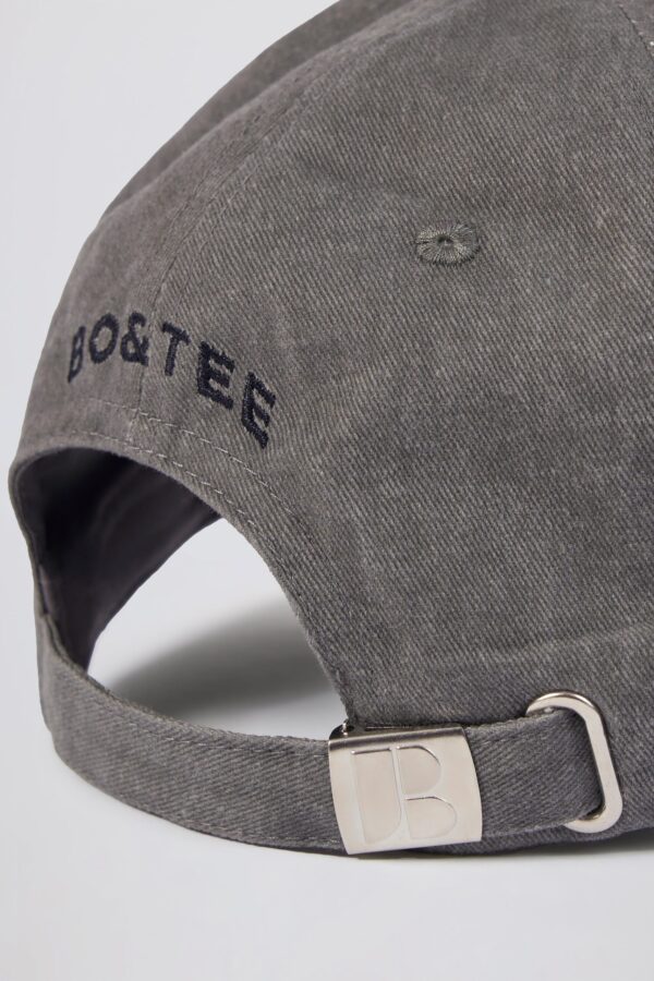 Baseball Cap in Washed Charcoal - Image 6