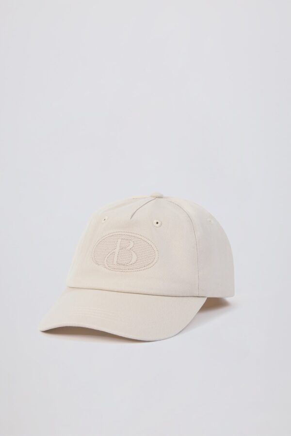 Baseball Cap in Washed Cream - Image 3