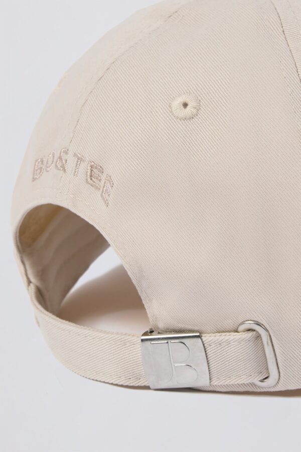 Baseball Cap in Washed Cream - Image 5
