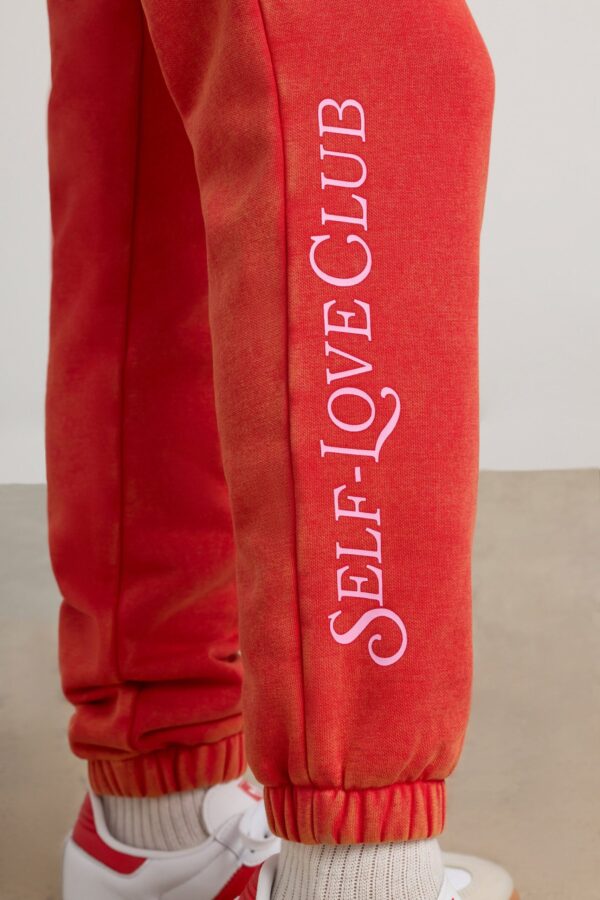 Petite Oversized Joggers in Red - Image 8