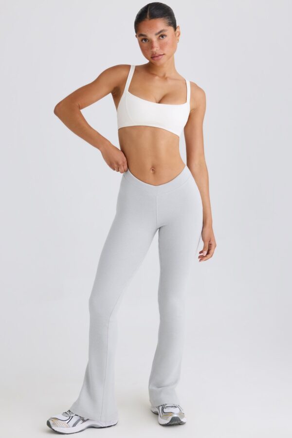 Flared Trousers in Pacific Grey - Image 5