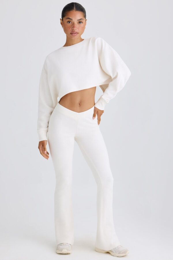 Flared Trousers in White - Image 6