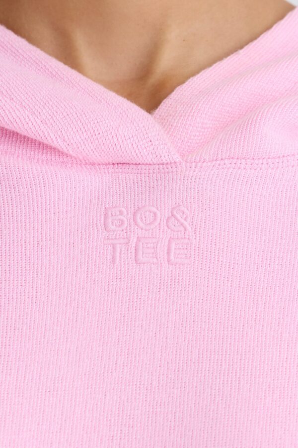 Graphic-Print Hoodie in Bubblegum Pink - Image 4