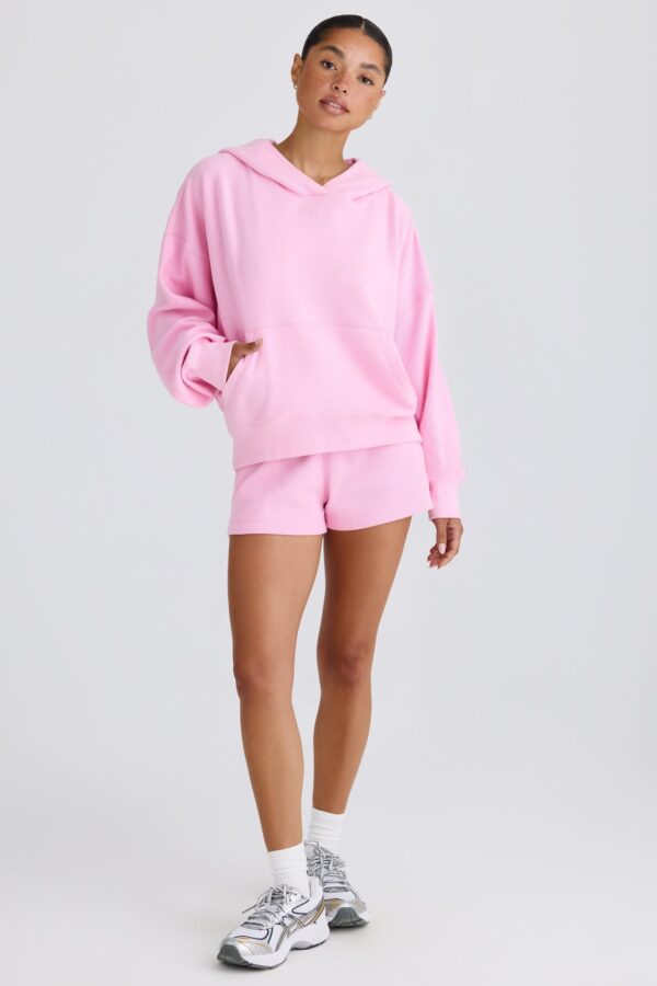 Graphic-Print Hoodie in Bubblegum Pink - Image 7