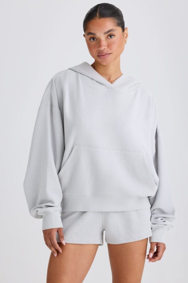 Graphic-Print Hoodie in Pacific Grey - Image 7