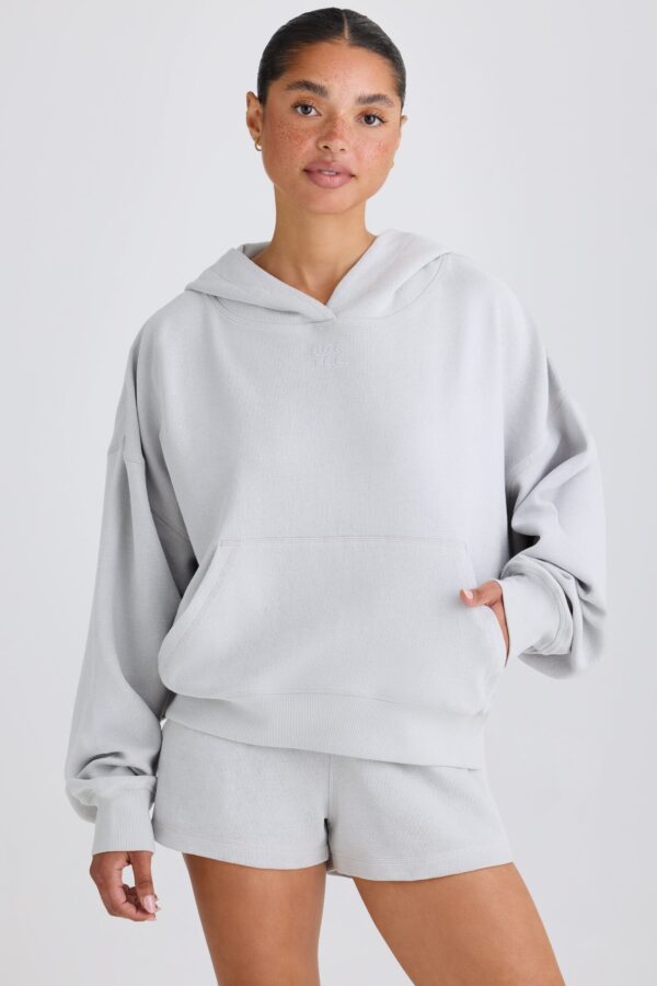 Graphic-Print Hoodie in Pacific Grey - Image 2