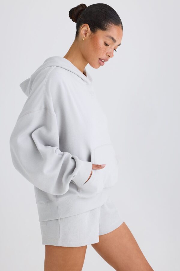 Graphic-Print Hoodie in Pacific Grey - Image 3