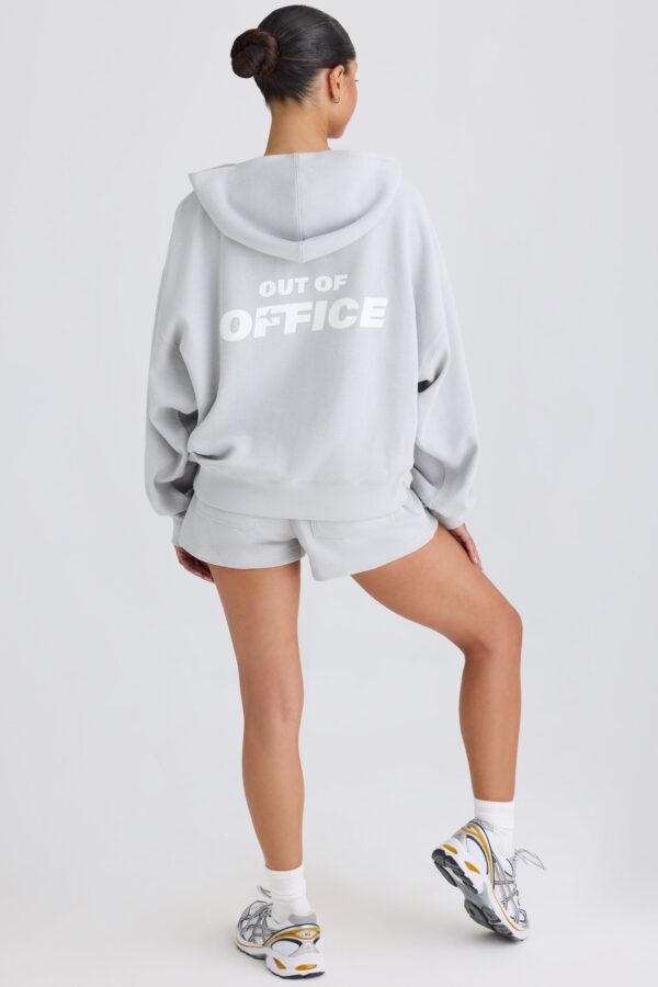 Graphic-Print Hoodie in Pacific Grey - Image 8