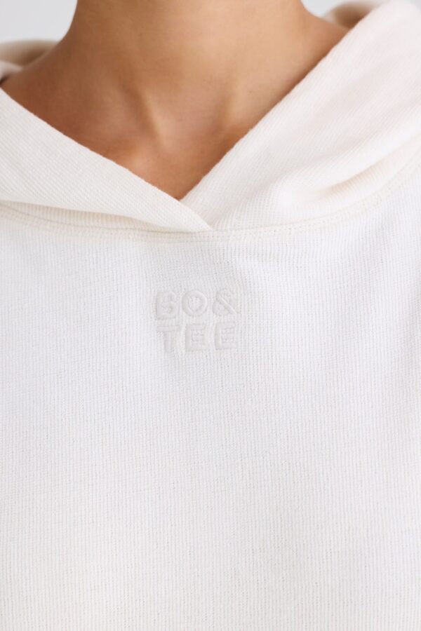 Graphic-Print Hoodie in White - Image 5