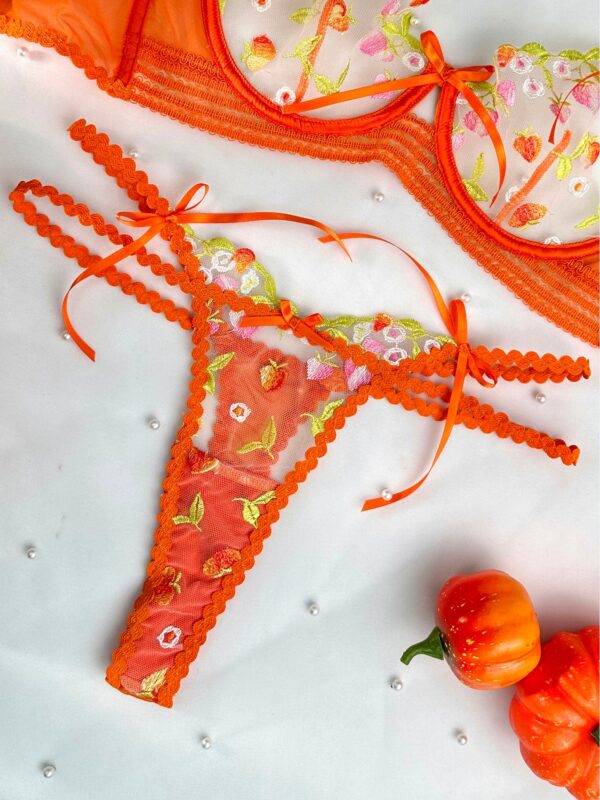 Sunny Meadow Floral Lace Lingerie Set - Image 8