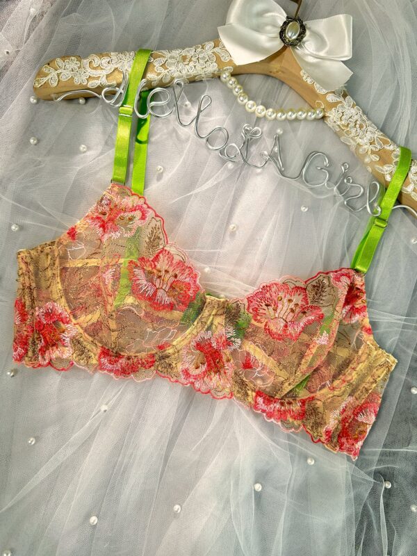 Colorful Floral Lingerie Set - Image 7