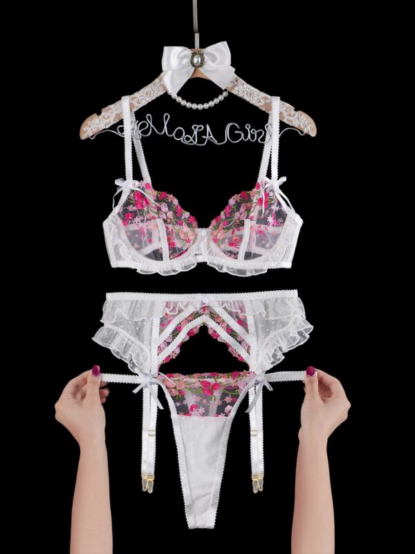 Emily Blossom Kiss Lingerie Set
