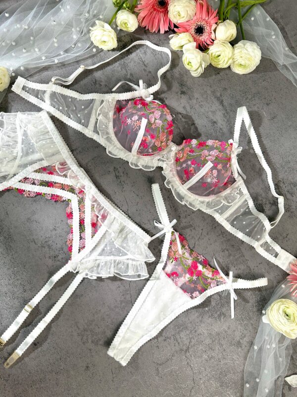 Emily Blossom Kiss Lingerie Set - Image 2