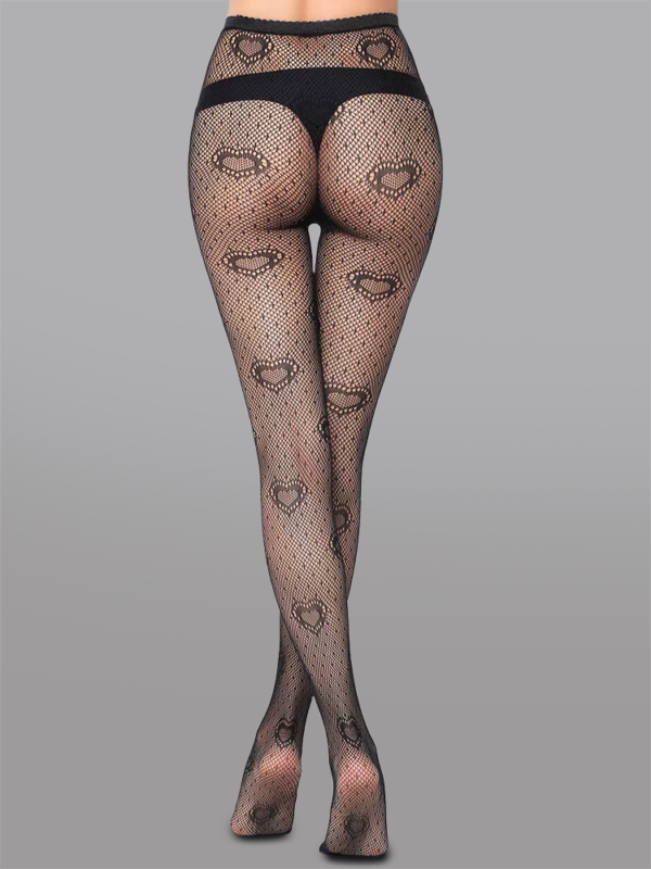 Heart Polka Dot Tights - Image 2