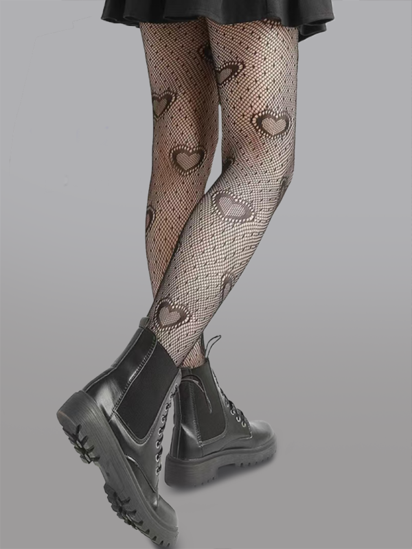 Heart Polka Dot Tights - Image 4