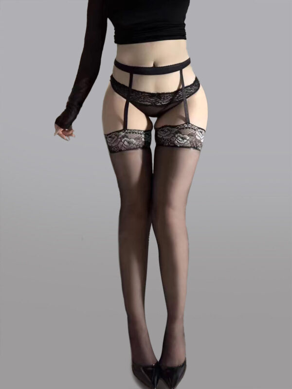 High-Waist Garter Stockings - Image 8