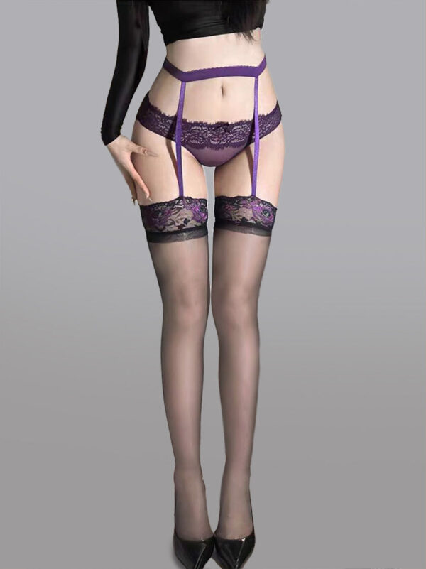 High-Waist Garter Stockings