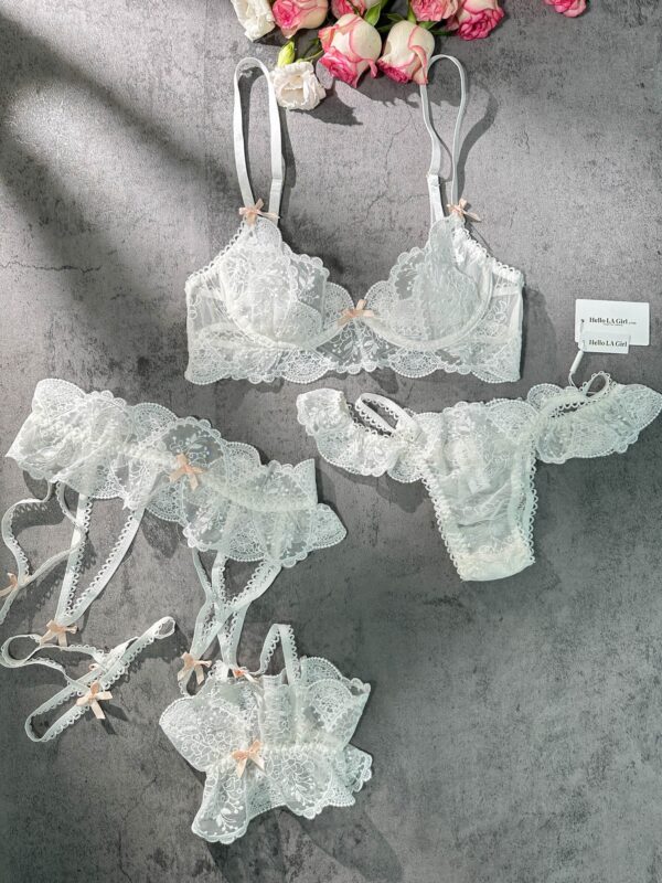Sexy Soft See Through Lingerie Set - Image 9