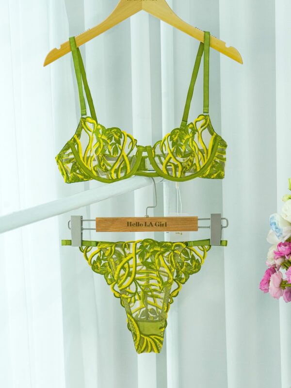 Green Leaves Lingerie Set - Image 11