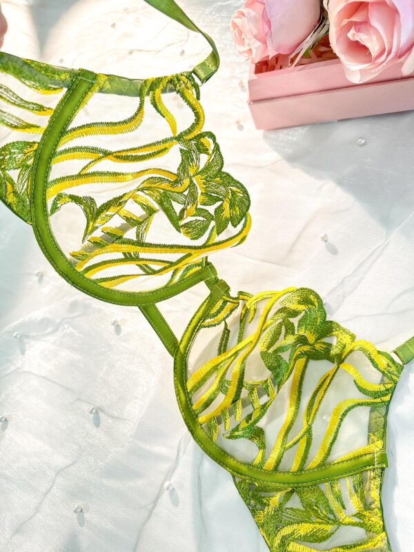 Green Leaves Lingerie Set - Image 10