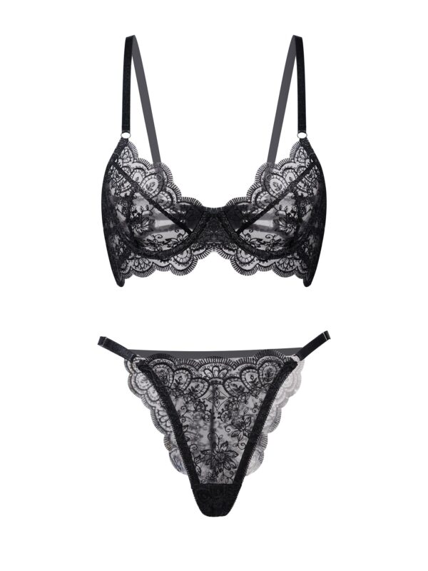 Exquisite Lace Lingerie Set - Image 13