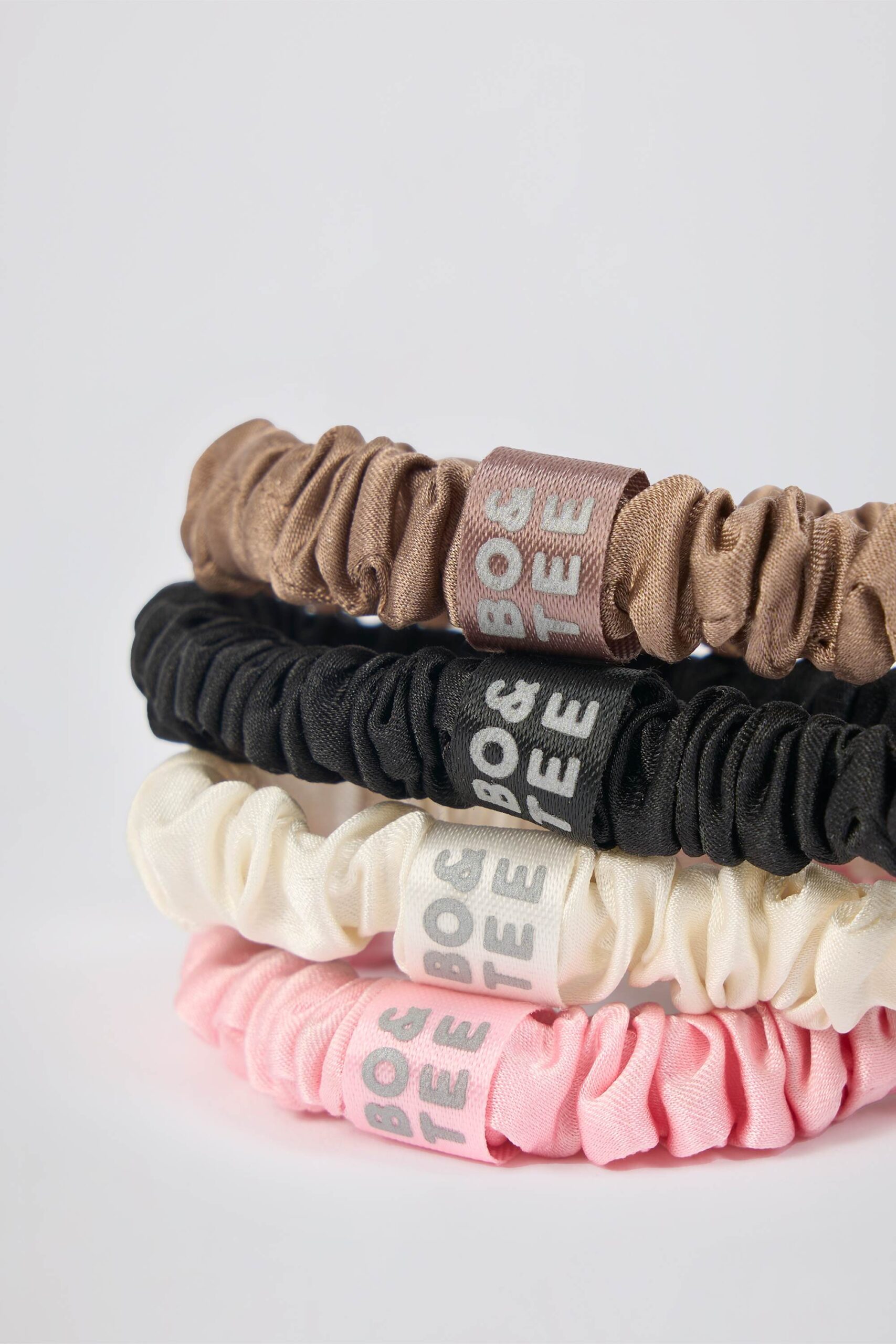 Pack of 4 Silk Scrunchies - Image 3